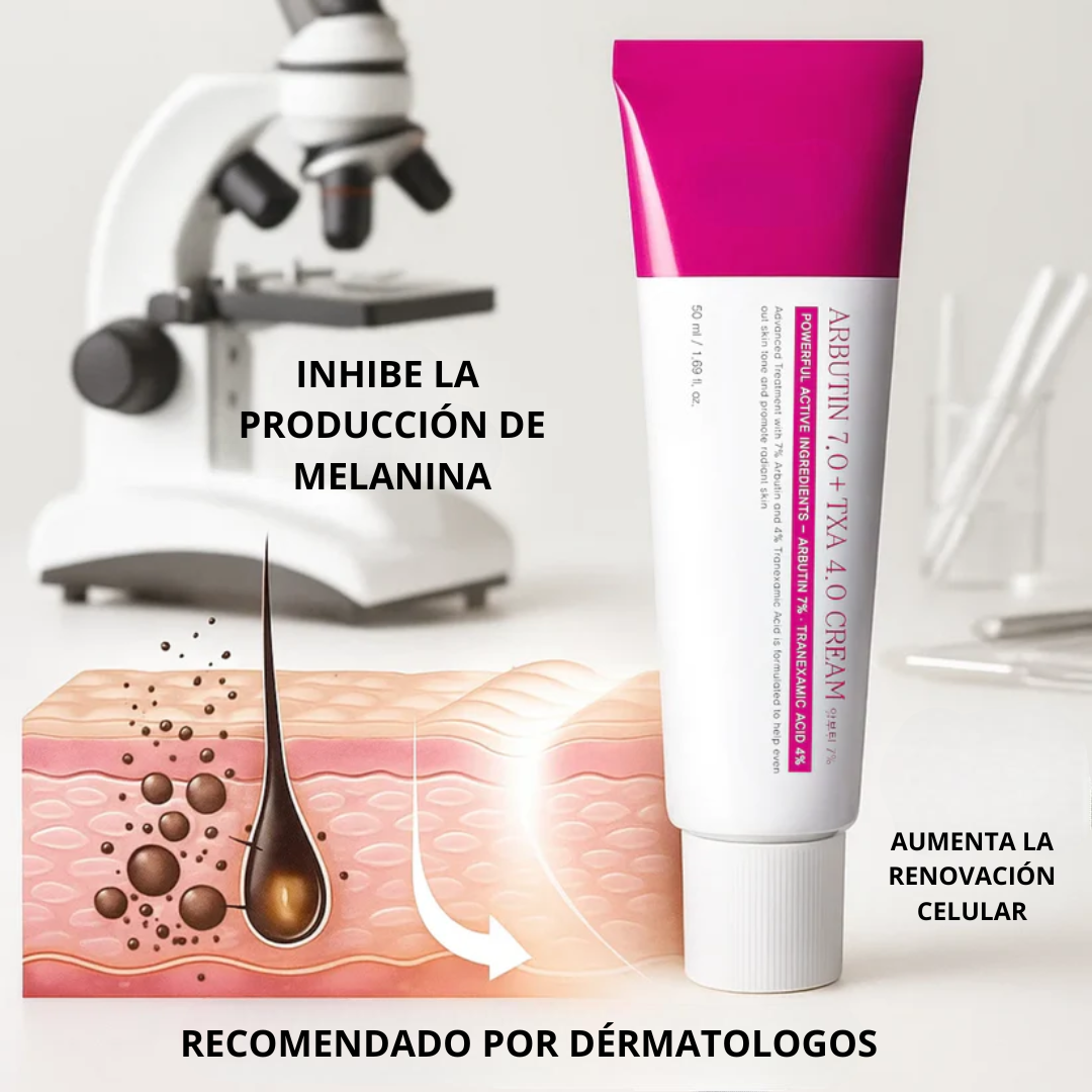 Luméa Crema: Arbutina 7% + Ácido Tranexámico 4% - 50gr